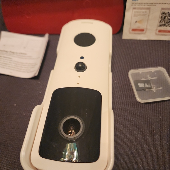 Smart Home Video Doorbell White | Wireless WiFi Security Camera Doorbell - Picture 2 of 9